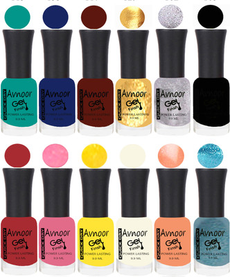 

Avnoor Velvet Matte Gel Nail Polish Combo 1392 Multicolor(Pack of 12)
