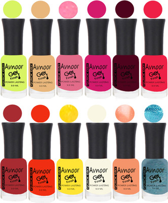 

Avnoor Velvet Matte Gel Nail Polish Combo 1493 Multicolor(Pack of 12)