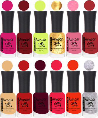 

Avnoor Velvet Matte Gel Nail Polish Combo 1516 Multicolor(Pack of 12)