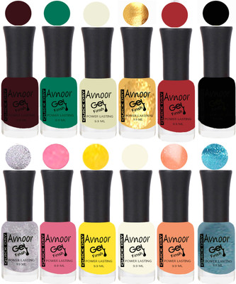 

Avnoor Velvet Matte Gel Nail Polish Combo 1522 Multicolor(Pack of 12)