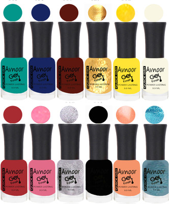 

Avnoor Velvet Matte Gel Nail Polish Combo 1416 Multicolor(Pack of 12)
