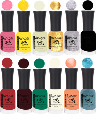 

Avnoor Velvet Matte Gel Nail Polish Combo 1526 Multicolor(Pack of 12)