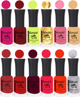 

Avnoor Velvet Matte Gel Nail Polish Combo 1515 Multicolor(Pack of 12)