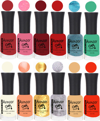 

Avnoor Velvet Matte Gel Nail Polish Combo 1554 Multicolor(Pack of 12)