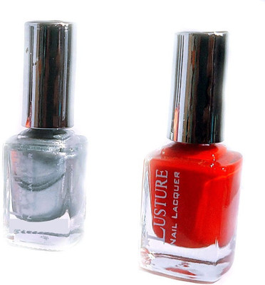 

Lusture Pack of 2 Nailpolishes multi colored(Pack of 2)