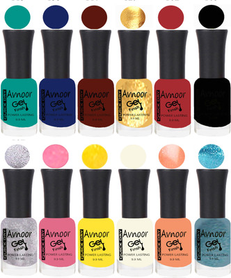 

Avnoor Velvet Matte Gel Nail Polish Combo 1397 Multicolor(Pack of 12)
