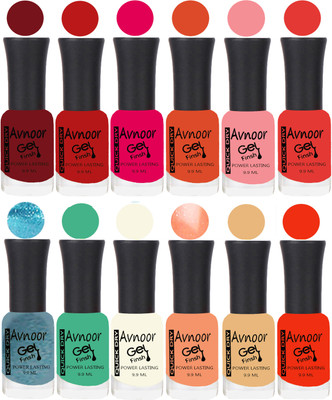 

Avnoor Velvet Matte Gel Nail Polish Combo 1581 Multicolor(Pack of 12)