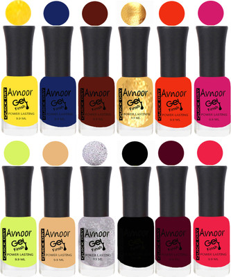 

Avnoor Velvet Matte Gel Nail Polish Combo 1567 Multicolor(Pack of 12)
