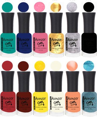 

Avnoor Velvet Matte Gel Nail Polish Combo 1401 Multicolor(Pack of 12)