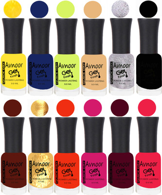 

Avnoor Velvet Matte Gel Nail Polish Combo 1564 Multicolor(Pack of 12)