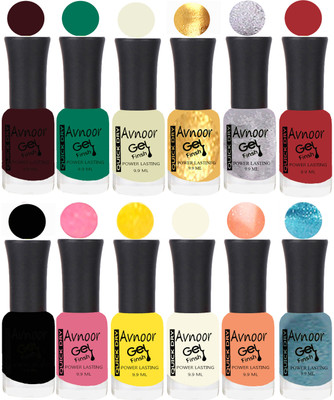 

Avnoor Velvet Matte Gel Nail Polish Combo 1523 Multicolor(Pack of 12)