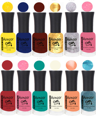 

Avnoor Velvet Matte Gel Nail Polish Combo 1405 Multicolor(Pack of 12)