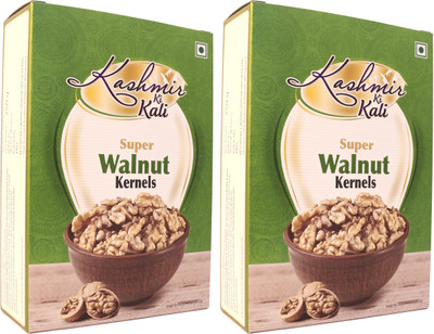 

Kashmir Ki Kali Super Walnut Kernels 250g (Pack of 2) Walnuts(500 g, Box)