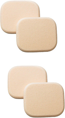 

sweetpea Face Cleansing Sponge Puff Makeup Washing Pad Deep Cleansing & Exfoliating Facial Sponge - 4pcs Square (Sponge Type - 20)