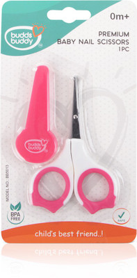 

Buddsbuddy Premium Baby Nail Scissors 1pc BB5013,Pink