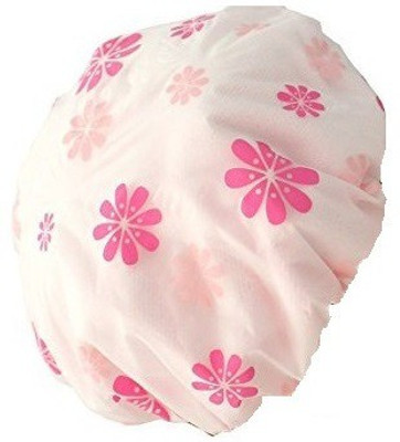 

Right Traders Reusable Waterproof Elastic Eva Free-Size Bathroom Shower Cap For Homes, Spas, Salons, Hair Treatment, Beauty Parlors (Multi) - (Pack of 1)