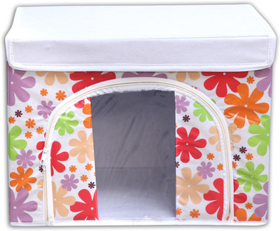 Red Hot Floral Storage Basket(Pack of 1)