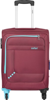 Safari STAR 55 4W RED Expandable  Cabin Luggage - 22 inch (Red)