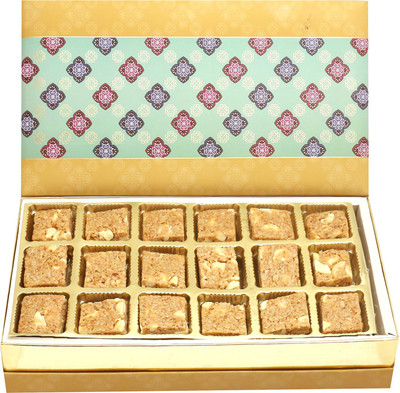 

Ghasitaram Gifts 5 Part Print 18 Pcs Granula Bites Box(360 g, Box)