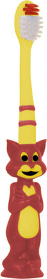 

Buddsbuddy Tom shaped Kids Tooth Brush BB3014,Yellow&Red Ultra Soft Toothbrush