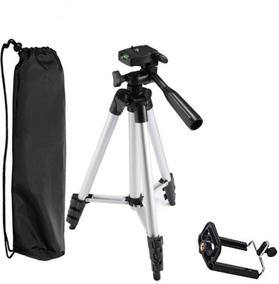 

LIFEMUSIC Mobile Holder Bracket Stand Tripod Kit(Silver & Black, Supports Up to 1500)
