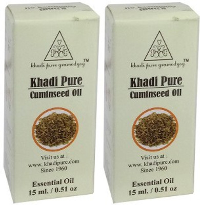 

Khadi Pure Herbal Cuminseed Essential Oil - 30 ml (Set of 2)(30 ml)