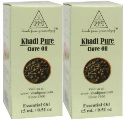 

Khadi Pure Herbal Clove Essential Oil - 30 ml (Set of 2)(30 ml)