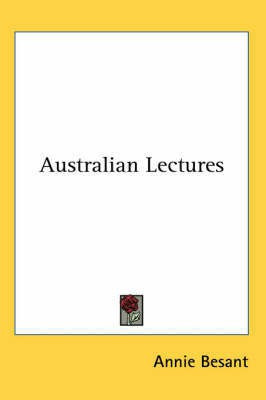 Australian Lectures(English, Paperback, Besant Annie)