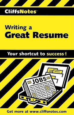 Cliffsnotes Writing a Great Resume(English, Electronic book text, Weddle Peter D)