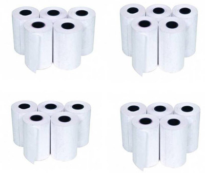 MME billing machine thermal paper roll 58mmx25mtr.(2inch) set of 20 Thermal Cash Register Paper(8 cm x 15 cm)