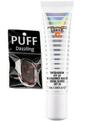 

Dazzling Silicon Puff, Tinted Cream Foundation (Set of 2)(Set of 2)