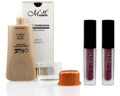 

MN Foundation with two pink lip gloss(Set of 2)