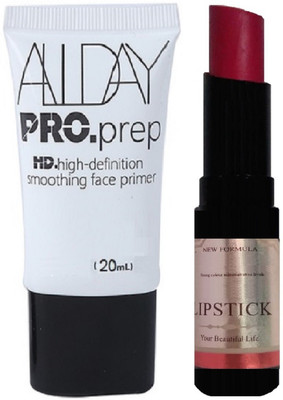 

tanvi27 HIGH DEFINITION SMOOTH PRIMER WITH MOISTURIZING CRAYON LIPSTICK(Set of 2)