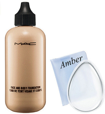 

Amber Silicone Puff, Face And Body Foundation(Set of 2)
