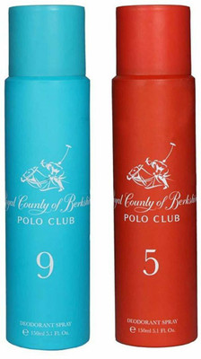 

royal county of berkshire polo club polo club 1,9 Body Spray - For Women(300 ml, Pack of 2)