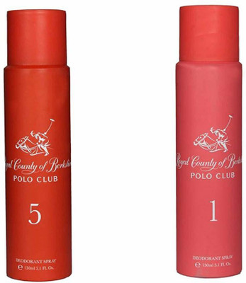 

royal county of berkshire polo club polo club 1,5 Body Spray - For Women(300 ml, Pack of 2)