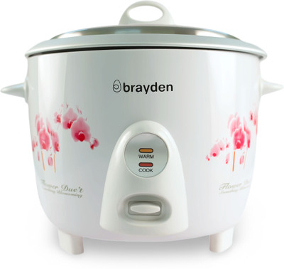 

Brayden Rizo 1.8 700 W Electric Rice Cooker(1.8 L, Pearl White)