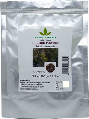 

REJSOL Gokhru Powder 100gm, Tribulus terrestris(100 g)