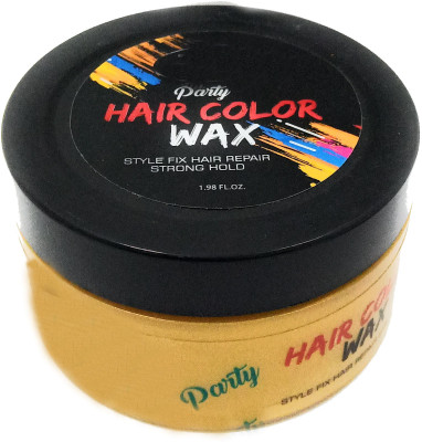 

Nixea Fixed It For You Hair Color Wax [{(GERMAN YELLOW COLOR)}] Hair Wax(69 ml)