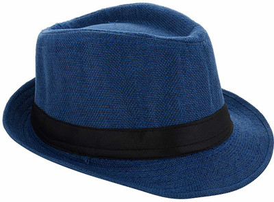 ZACHARIAS Fedora Hat(Blue, Pack of 1)