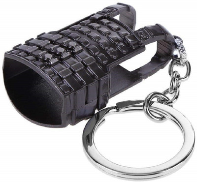 kd collections KD421-PUBG Level 3 Jacket Keychains & Keyrings Military Vest Jacket Shape Keychain (Black) Key Chain