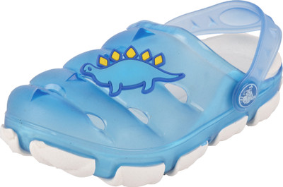 

Yellow Bee Boys Sling Back Clogs(Blue