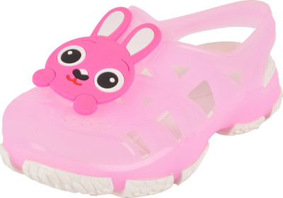 

Yellow Bee Boys Sling Back Clogs(Pink