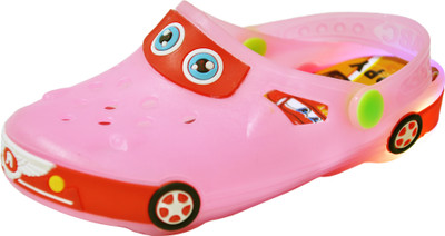 

Yellow Bee Boys Sling Back Clogs(Pink
