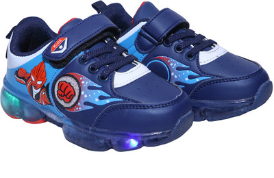 

FEETWELL Boys Velcro Running Shoes(Blue