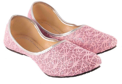 

Sanaya Girls Slip on Jutis(Pink