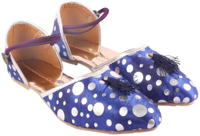 

Sanaya Girls Slip-on Flats(Blue
