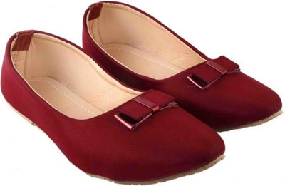 

Sanaya Girls Slip on Jutis(Maroon
