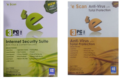 

ESCAN Internet Security 3 User 1 Year