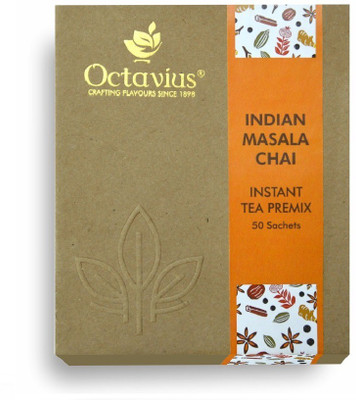 

Octavius Indian Masala Ready Tea With Ingredients - Ginger, Cloves, Cardamom, Black Pepper, Cinnamon Black Tea(50 Bags, Box)